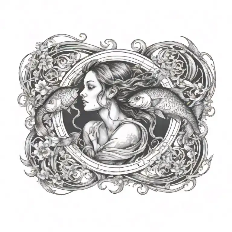 Virgo Women Pisces Fish Surrounded