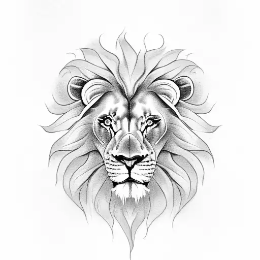 Lion Skull Flowers Native