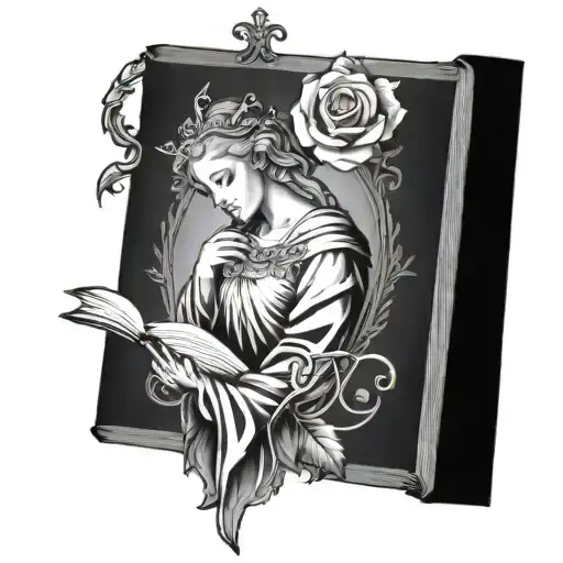 Virgin Book Tattoo Design