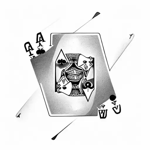 Three Aces Poker Card Love Symbol