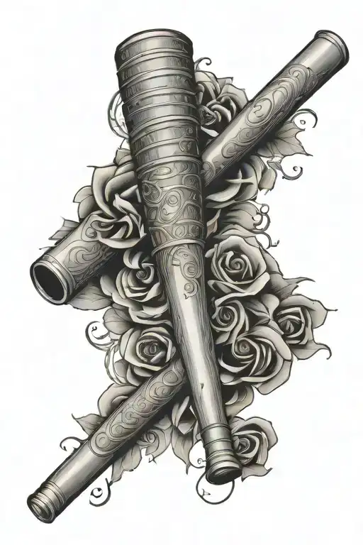 Baseball Bat Wrapped