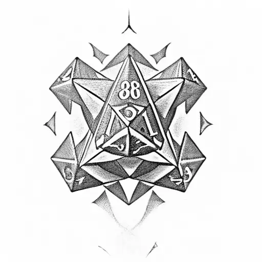 D20 Showing 19 With Scrollwork Underneath That Says Pretty Sharp In A Calligraphy Font