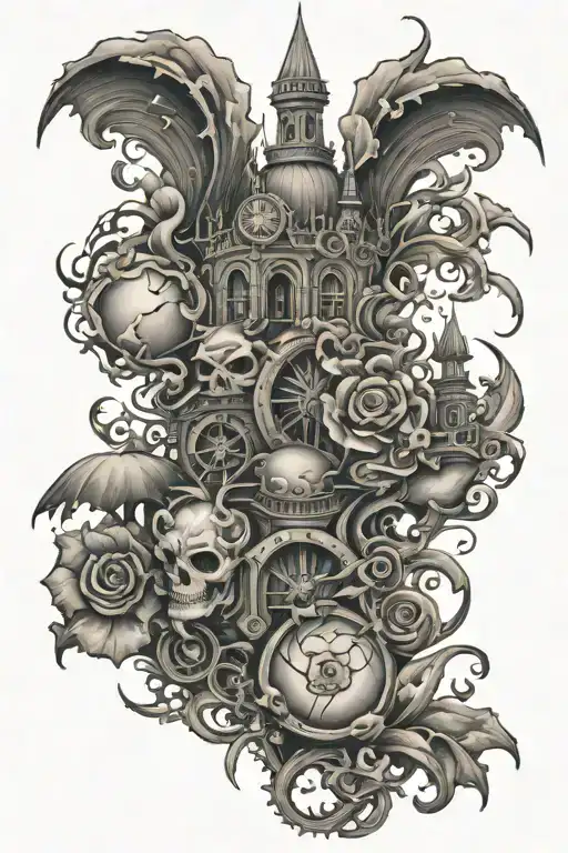 I Want A Tattoo That Represent Good And Bad Times During Childhood