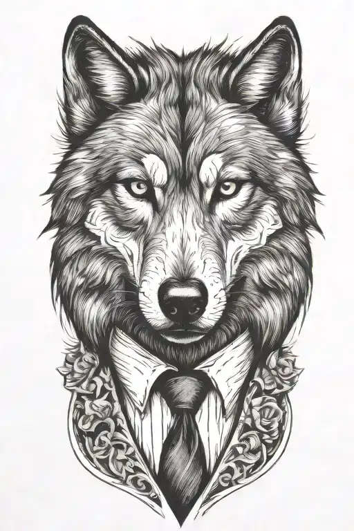 Wolf Dressed In A Suit