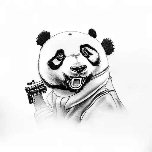 Panda With Gun