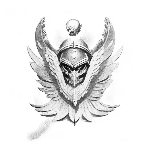 Folded Wings With A Broken Halo