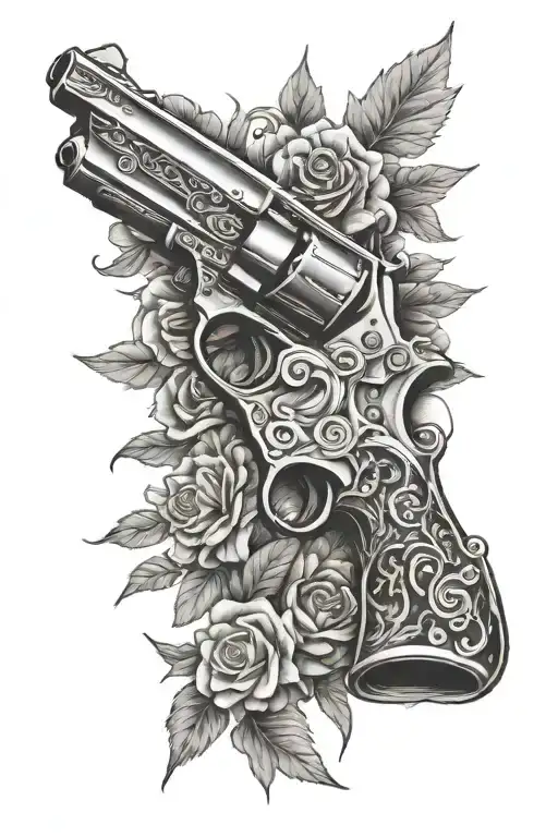 Gun In A Garden