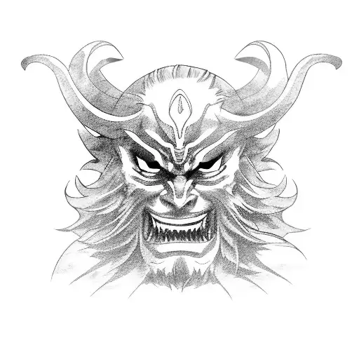 A Portrait Of Rengoku From Demon Slayer With A Background Depicting The Concept Of Suffering Love