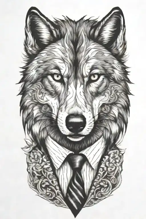 Wolf Dressed In A Suit