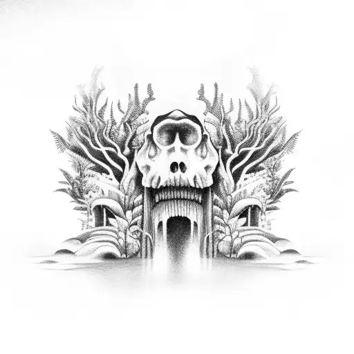 Ocean And Forest Jungle Head Brazil