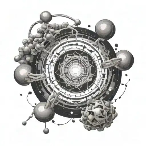 Fentanyl Molecule Morphing Into A Galaxy Like Spiral