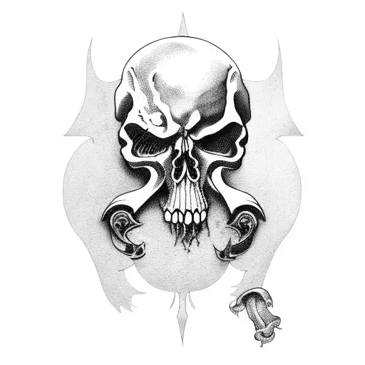 Reaper With Scythe And Book Of Death