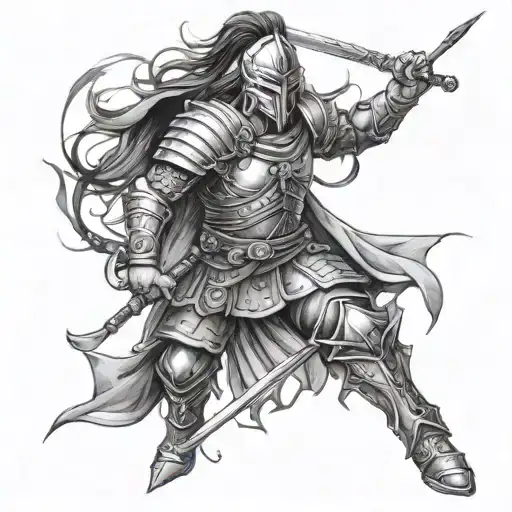 Create A Tattoo Of A Warrior