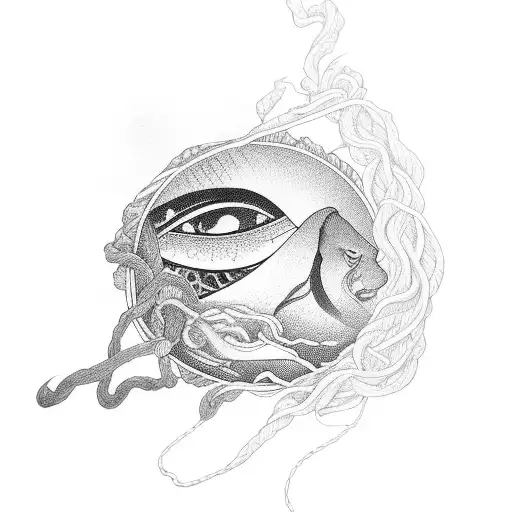 Japanese Sun With Shibari Rope