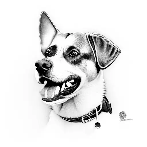 A Realistic Portrait Of My Dog Ciro Wearing A Leather Jacket And Sunglasses