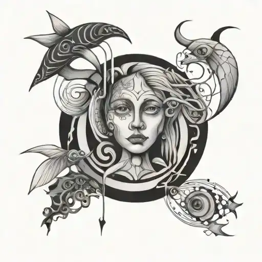 Surrealism Ayes Abstract Lines