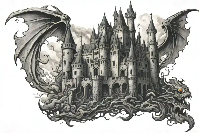 Mid Evil Castle Surrounded