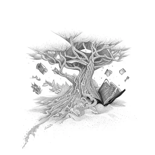 An Open Book With Pages Turning Into A Trail Leading To New Adventures