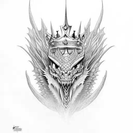 King With Dragon