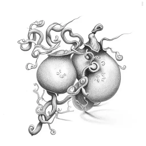 A Small Mustard Seed With A Grape Vine That Will Wrap Around