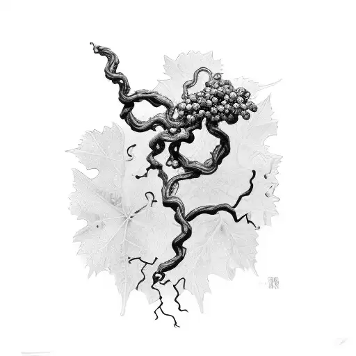 A Small Mustard Seed With A Grape Vine That Will Wrap Around