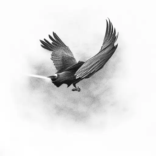 Crow Flying