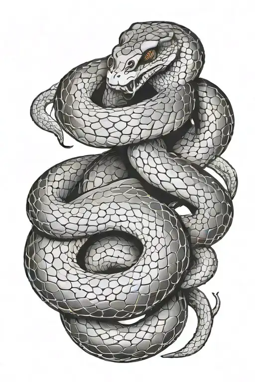 Snake Wrapped