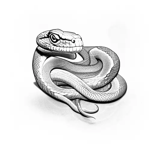 Snake With The Number 7