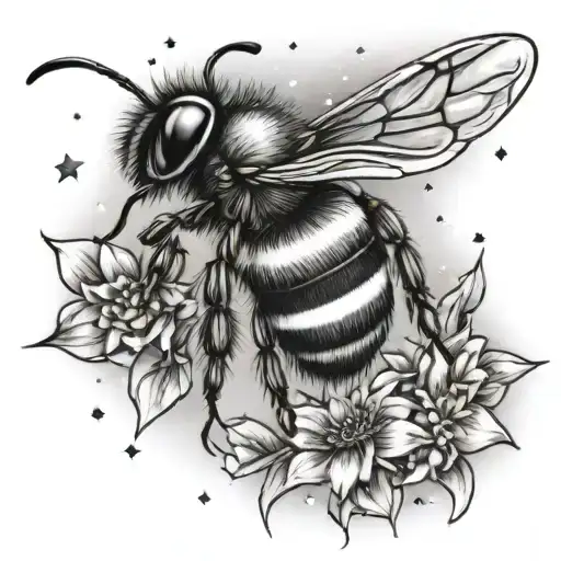 Bumble Bee Surrounded By Twinkle Stars 2020 & 2023