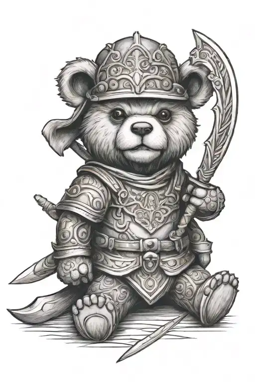 Warrior Teddy Bear