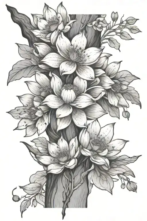 Lotus Flower Tattoo Design
