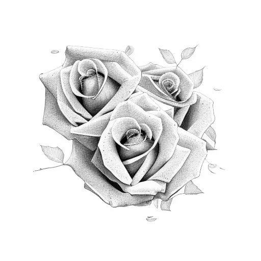 Roses Sheet Music And 2 People Walking Holding Hands