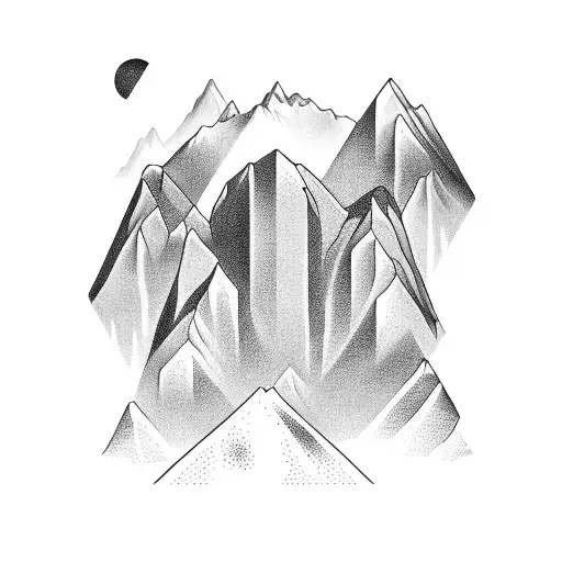 The Number 7 Sculpted Into A Mountain