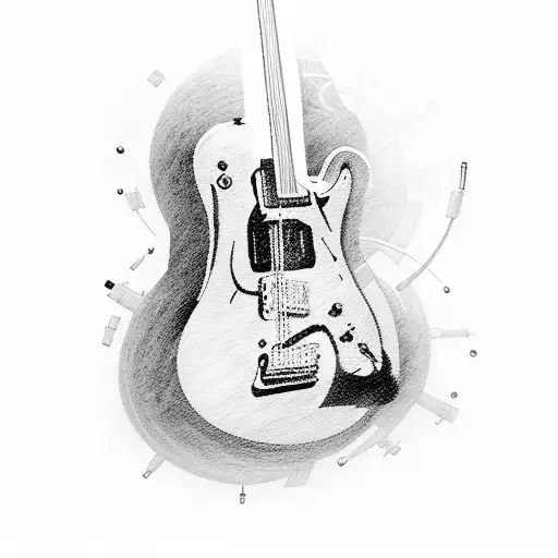 A Guitar Made Of Lightsabers