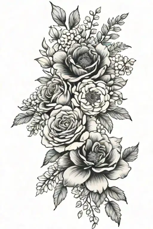 Birth Flower Bouquet