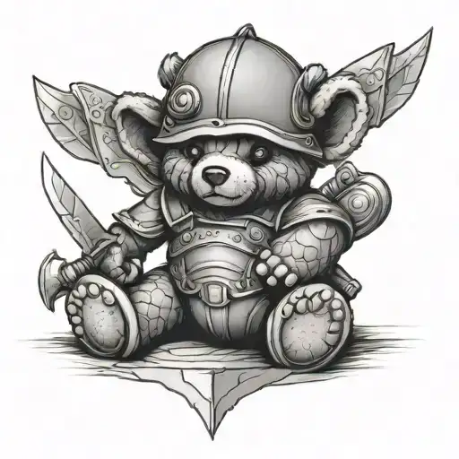 Warrior Teddy Bear