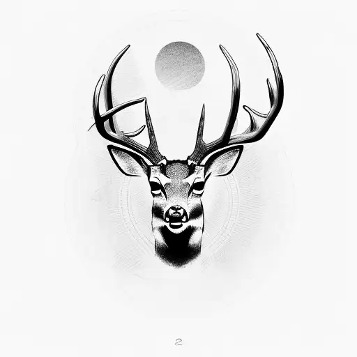 Deer In Crosshair Sight