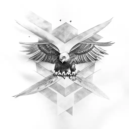 Eagle Eye In A Feather