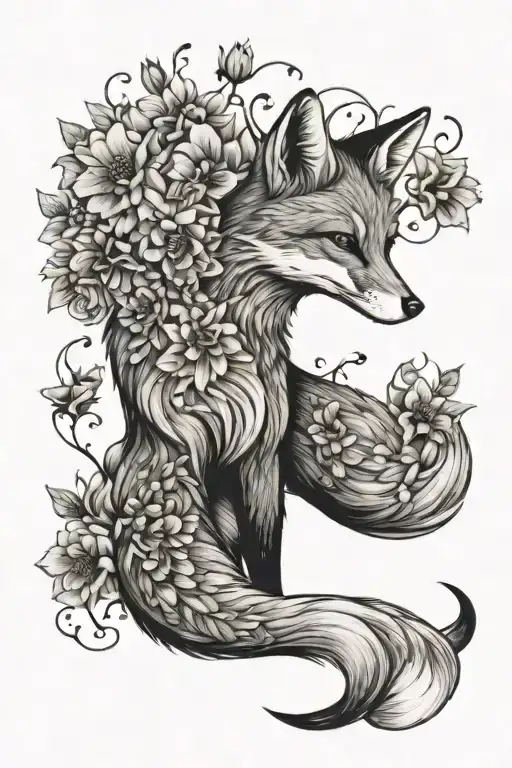 Fox In Flowers Stretches