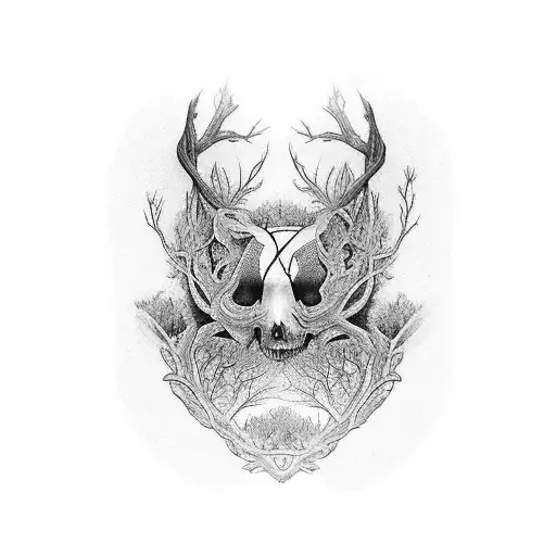 Chest Piece Beautiful Forrest Below That Turns Into Suicide Forrest And Crawls Up Neck