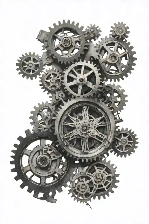 Broken Clock Gears
