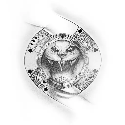 Whole Arm Sleeve With Poker And Gambling