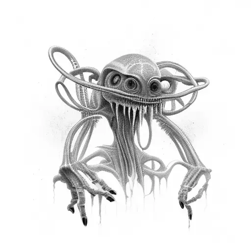 Mind-bending Rave Scene With Alien Figures