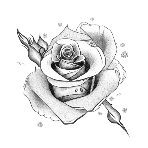 Nautical And Roses With Rose And Anchor