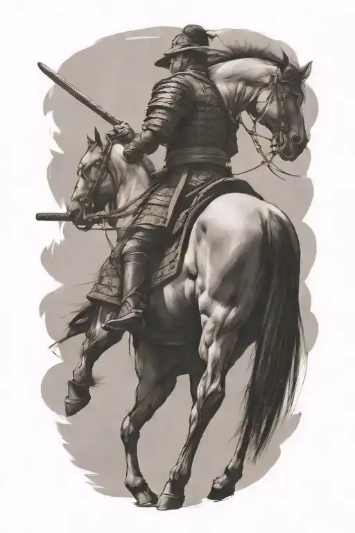 Samurai On Horse