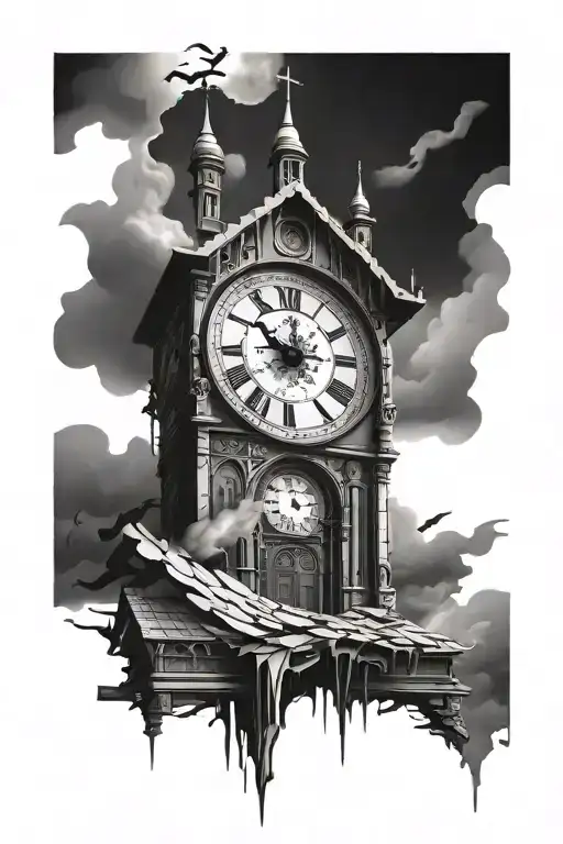 Broken Clock Tower