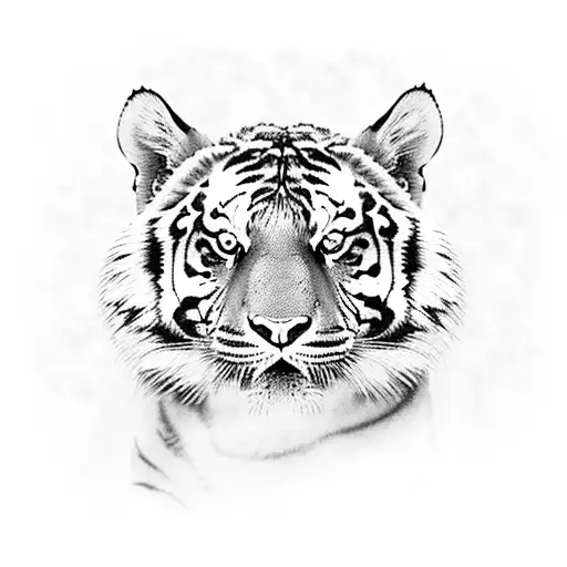 Tiger Coming Out Of The Woods