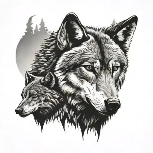 Wolf Bear Deer Animal