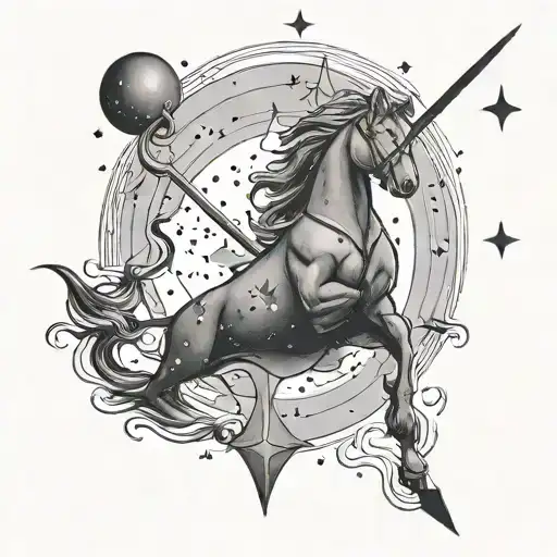 Stars Forming Sagittarius Constellation