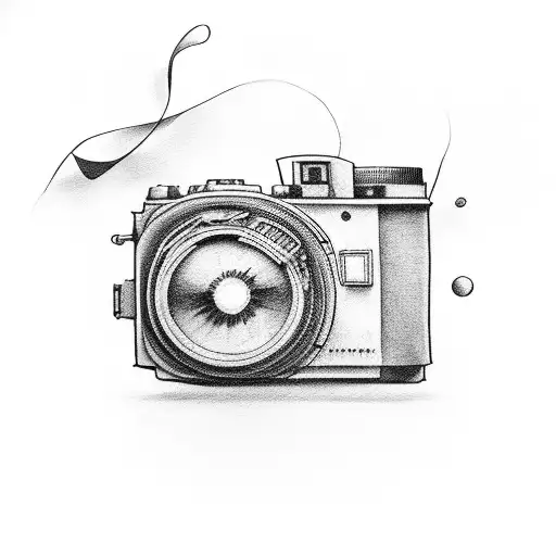 Camera Shutter Music Note